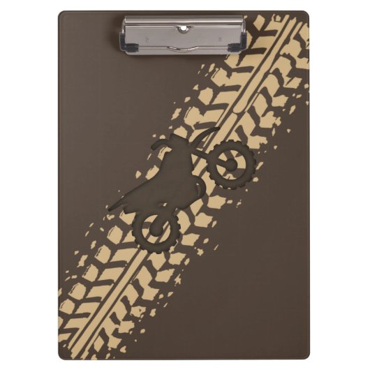 Dirt Bike Mud Klemmbrett (Vorderseite)