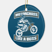 Dirt Bike MX Motocross Supercross Keramik Ornament (Links)