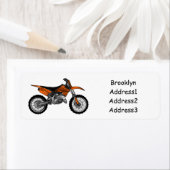 Dirt bike off-road motorrad / motocross-Cartoon (Insitu)