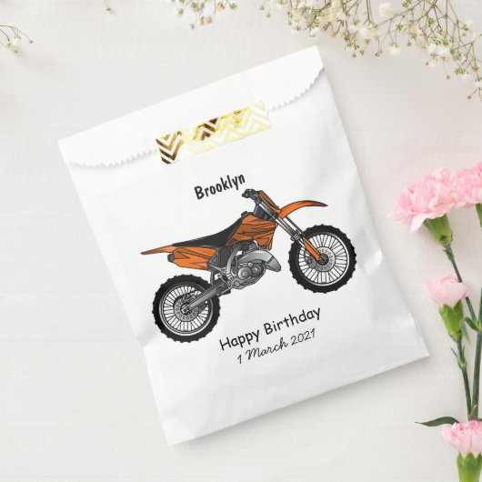 Dirt bike off-road motorrad / motocross-Cartoon Geschenktütchen (Versiegelt)