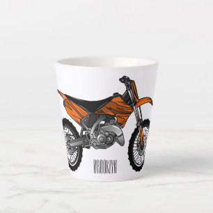 Dirt bike off-road motorrad / motocross-Cartoon Milchtasse