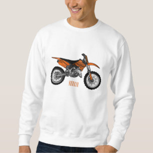 Dirt bike off-road motorrad / motocross-Cartoon Sweatshirt