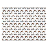 Dirt bike off-road motorrad / motocross-Cartoon Tischdecke (Vorderseite (Horizontal))