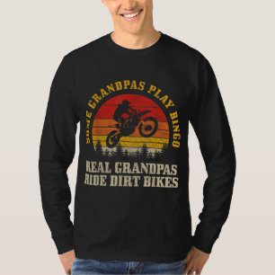 Dirt Bike Opa Vintage Motocross MX Motorrad T-Shirt