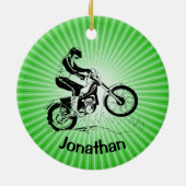 Dirt Bike Ornament (Hinten)