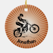 Dirt Bike Ornament (Hinten)