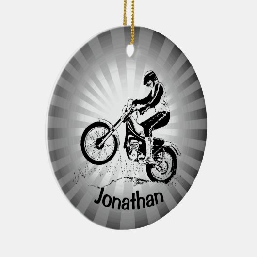 Dirt Bike Ornament (Rechts)
