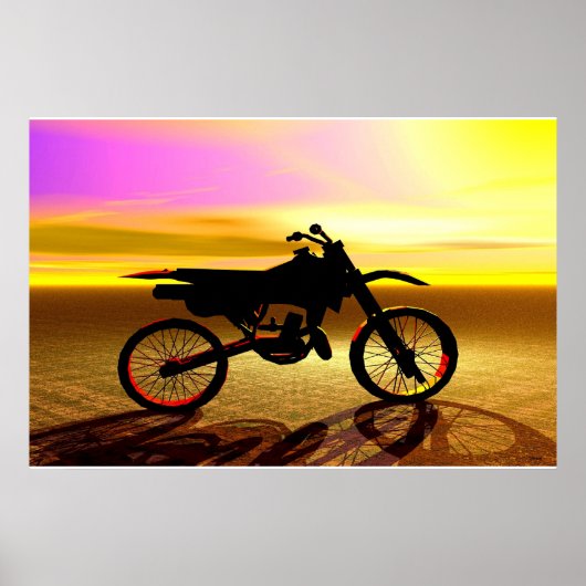Dirt Bike Poster (Vorne)