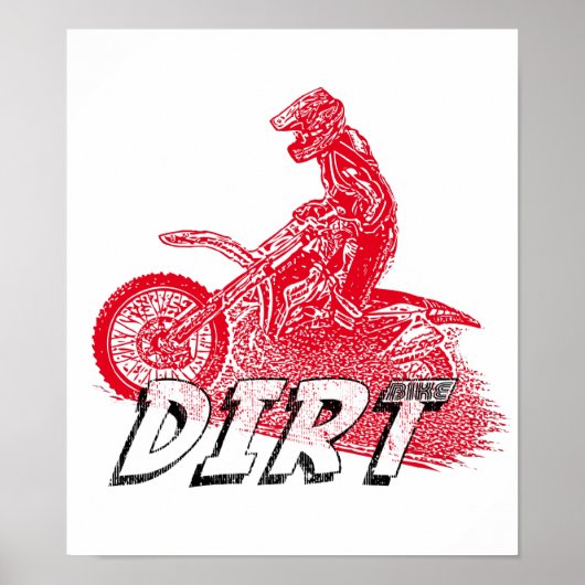 Dirt-Bike Poster (Vorne)