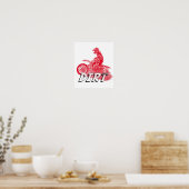 Dirt-Bike Poster (Küche)
