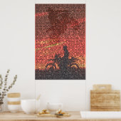 Dirt Bike Quote Poster 001 (Küche)