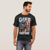 Dirt Bike Racing OffRoad Motocross Racing als Gesc T-Shirt (Vorne ganz)