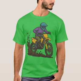 Dirt Bike Rider in Aktion T-Shirt