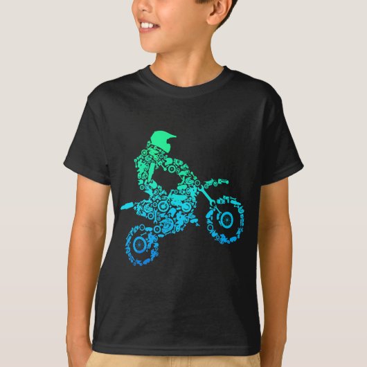 Dirt Bike Rider Motocross Enduro Dirt Biking Gesch T-Shirt (Vorderseite)