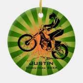 Dirt Bike Rider Ornament (Hinten)