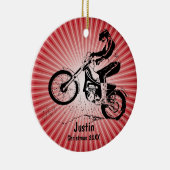 Dirt Bike Rider Ornament (Rechts)