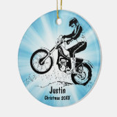Dirt Bike Rider Ornament (Links)