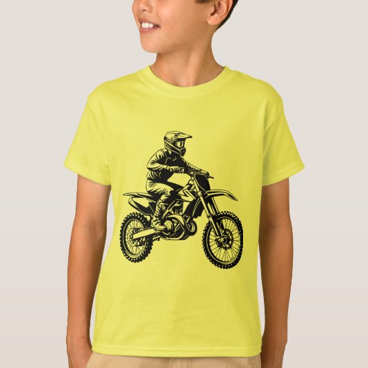 Dirt Bike Rider T-Shirt (Vorderseite)