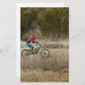 Dirt Bike Riding Briefpapier (Vorne/Hinten)