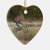 Dirt Bike Riding Keramik Ornament (Rechts)
