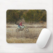 Dirt Bike Riding Mousepad (Mit Mouse)