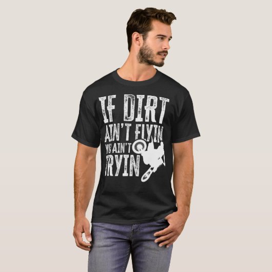 Dirt Bike Supercross Motocross Motorrad Geschenke T-Shirt (Vorne ganz)