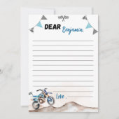 Dirt Bike Time Capsule Note Message Card Dankeskarte (Vorderseite)