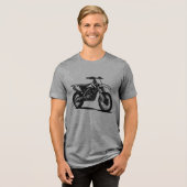 Dirt Bike Tri-Blend Shirt (Vorderseite voll)