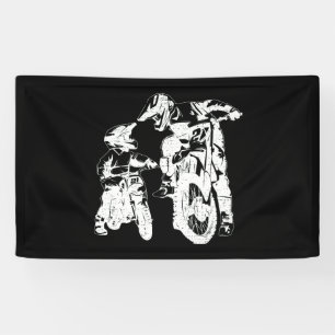 Dirt Bike Vater Motocross Motorrad Biker Vater Banner