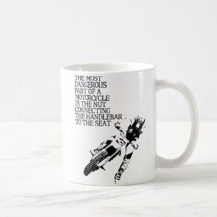 Dirt Bike Verrückter Motocross Lustiger Becher Hum Kaffeetasse