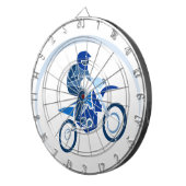 Dirt Biker Vector Biking Dartscheibe (Vorderseite rechts)