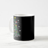 Dirt Bikes Christmas Tree Xmas Motocross Men Boy Kaffeetasse (Vorderseite Links)