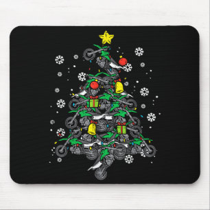 Dirt Bikes Weihnachtsbaum Xmas Motocross Männer Ju Mousepad