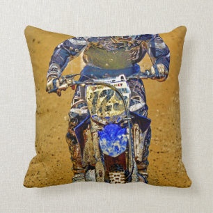 Dirt-Biking Moto-X Champ Designer #Gift Kissen