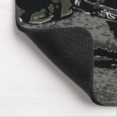 Dirt Biking (Schwarz & Weiß) Mousepad (Ecke)