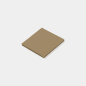   Dirt Brown (Vollfarbe)  Post-it Klebezettel (angewinkelt)