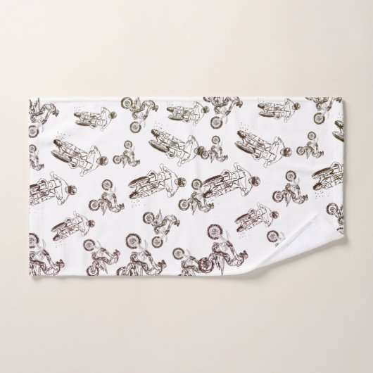 Dirt Cross Badezimmerhandtuch Set (Handtuch)