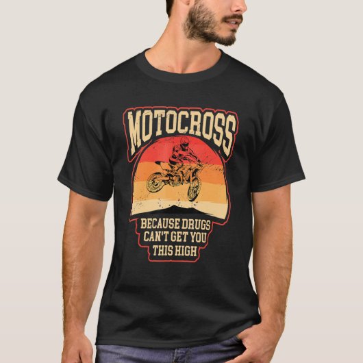 Dirt Fahrrad-Fahrer motocross, weil Sie hoch m T-Shirt (Vorderseite)