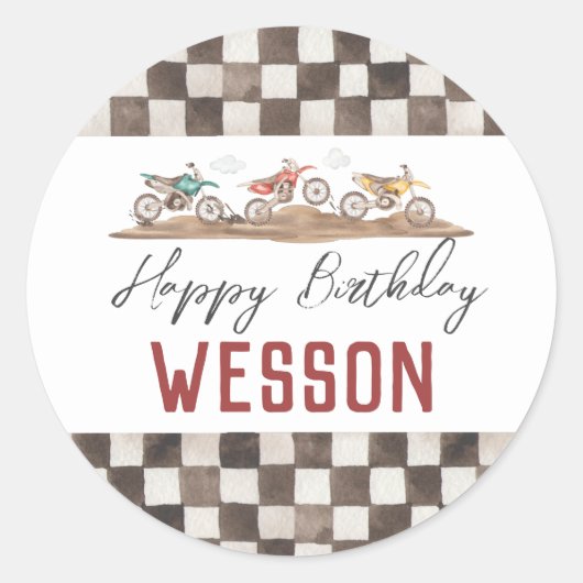 Dirt-Fahrradaufkleber, Aufkleber für Motorräder (Vorderseite)