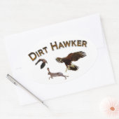 Dirt Hawker Ovaler Aufkleber (Umschlag)