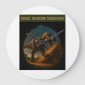 Dirt Kicker Große Wanduhr (Vorderseite)