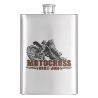 Dirt Motocross Flachmann
