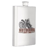 Dirt Motocross Flachmann (Rechts)