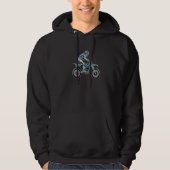 Dirt Motorbike Riding  Astronaut Space MX Racing M Hoodie (Vorderseite)