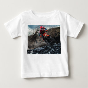 Dirt Rad-Reiter-Kissen Baby T-shirt