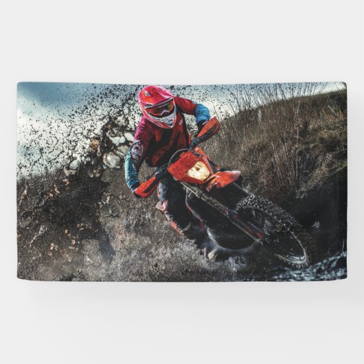 Dirt Rad-Reiter-Kissen Banner (Horizontal)