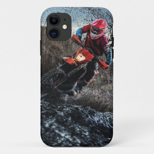 Dirt Rad-Reiter-Kissen Case-Mate iPhone Hülle (Rückseite)