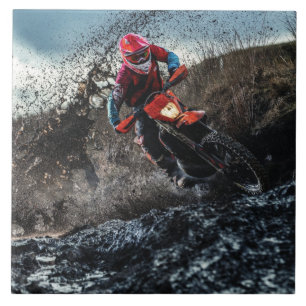 Dirt Rad-Reiter-Kissen Fliese