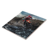 Dirt Rad-Reiter-Kissen Fliese (Seite)