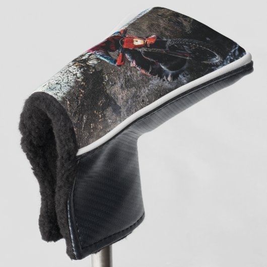 Dirt Rad-Reiter-Kissen Golf Headcover (3/4 Vorderseite)